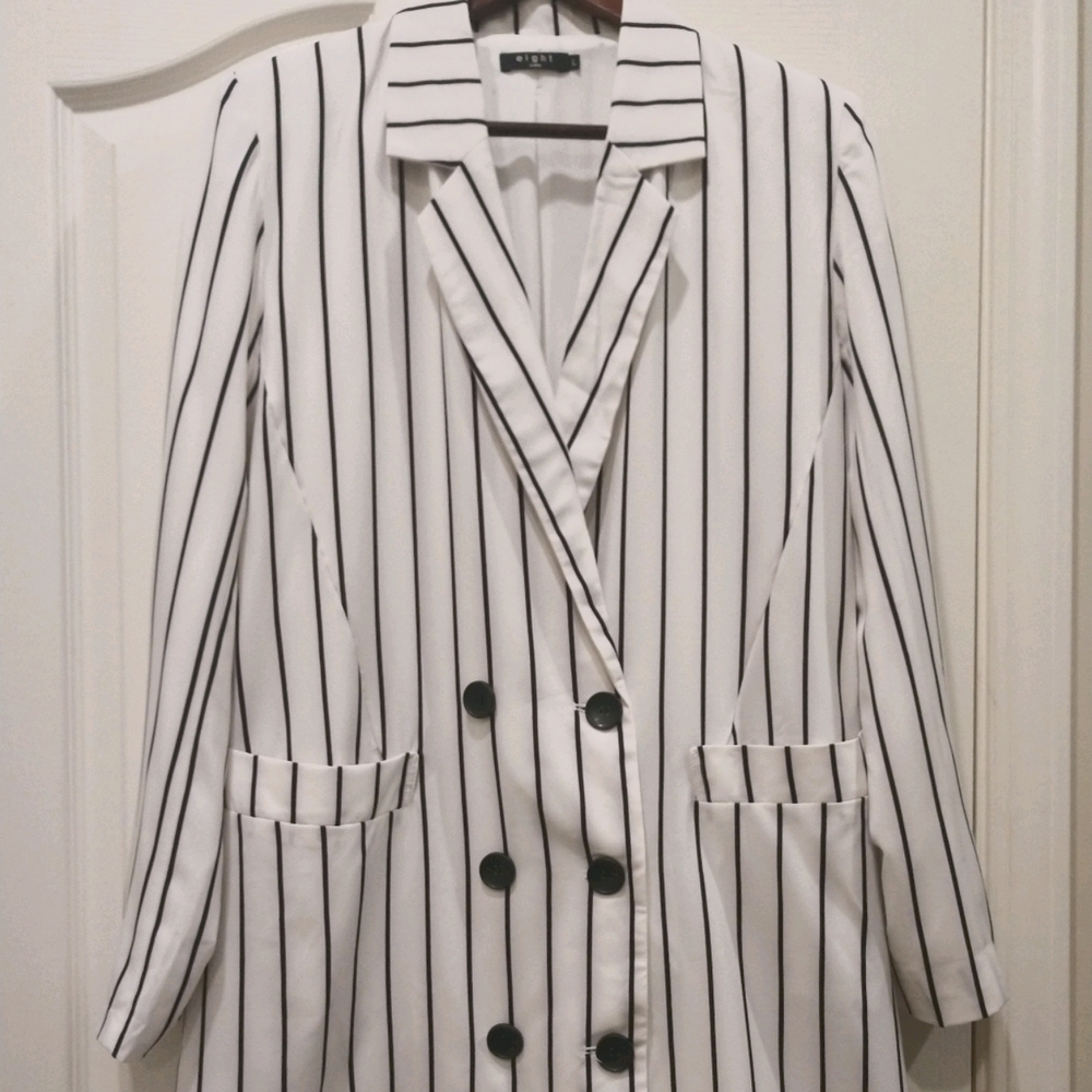 Striped Blazer Dress
